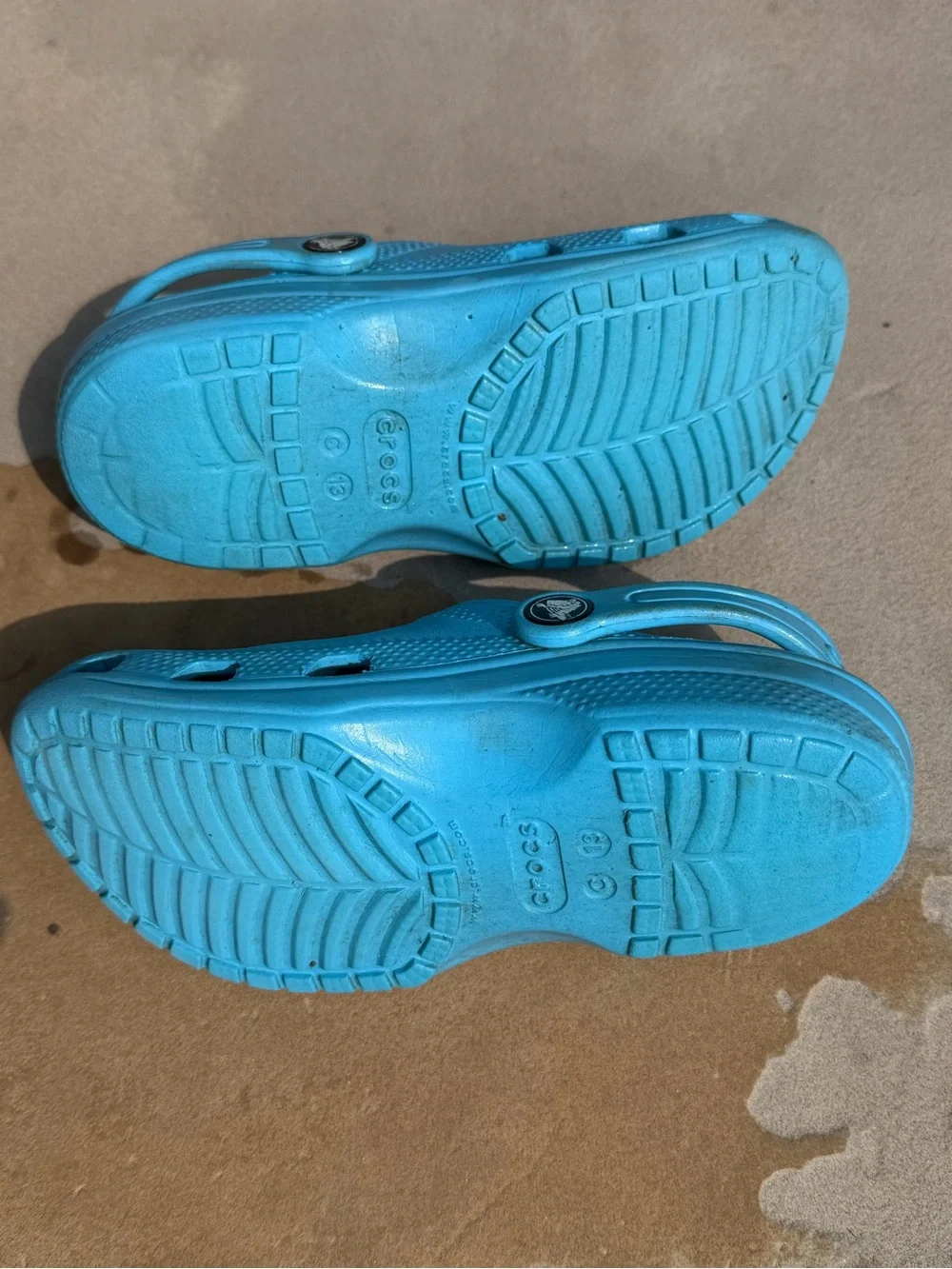 CROCS Kids Clog in Turquoise Blue